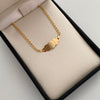 Pulso bebé Placa Nube Aro Seguido Oro amarillo 18k 1,45 Gr / 2,7 mm / 15,1 Cm Broche 0,20