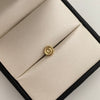 Herraje tambor letra O diamantada Oro amarillo 0,20 Gr / 0,5 Cm