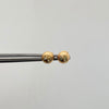 Topos Media Bola Diamantada 6mm Oro amarillo 18k 0,65 Gr