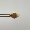 Anillo Matte circulo Oro amarillo 18k / Talla 9 / 2,15 Gr / 3,2 mm