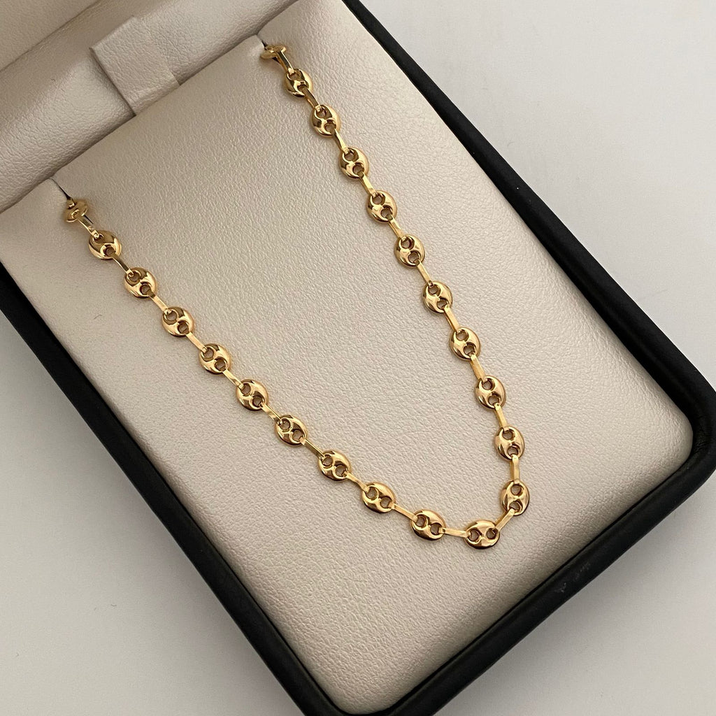 Pulso Gc Liso Oro amarillo 18k 2,90 Gr / 4,2 mm / 19,2 Cm Broche 0,40