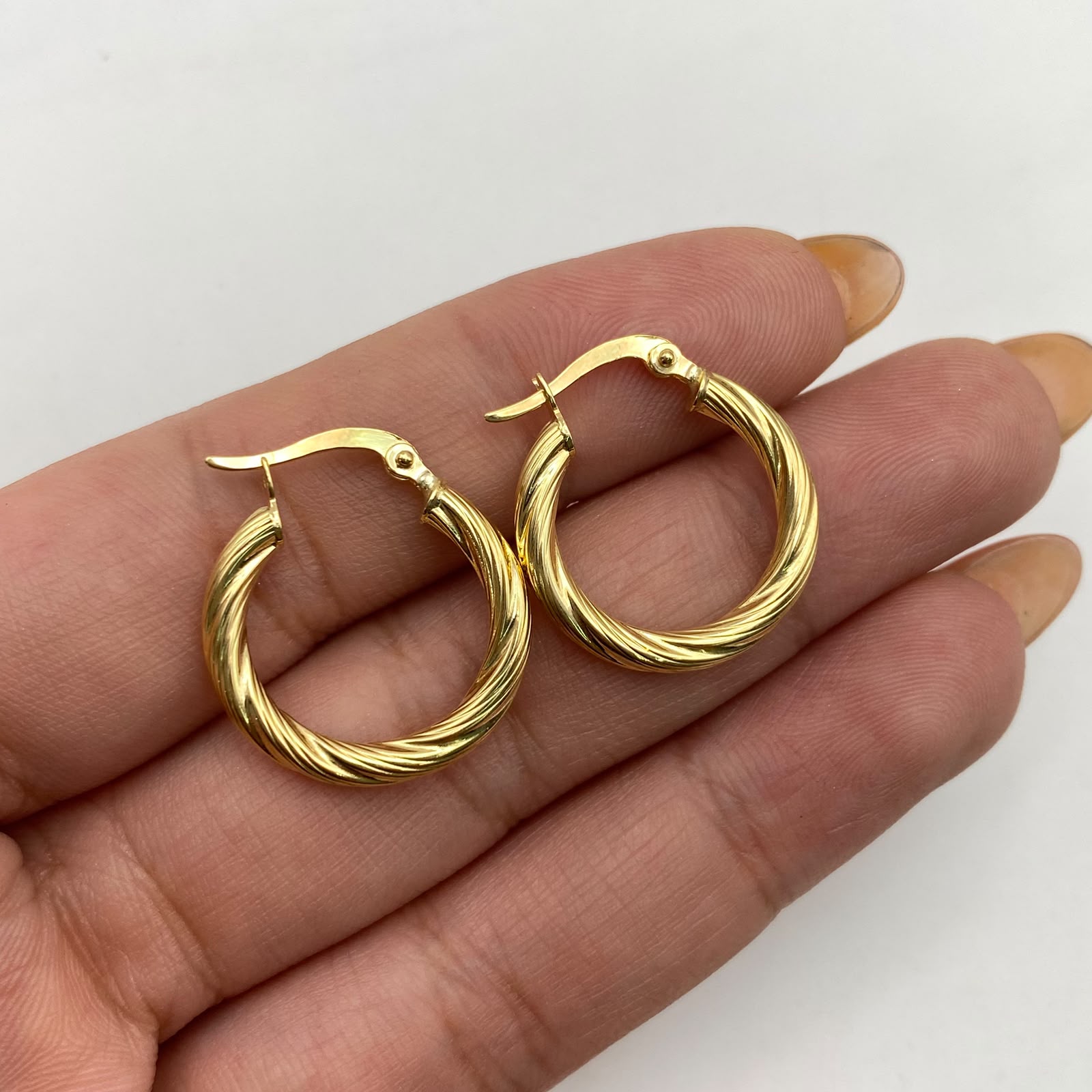 Candonga entorchado cordon  Oro amarillo 2,15 Gr / 2 Cm