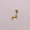 Dije Caballo silueta Oro amarillo 18k 0,57 Gr / 12,4 mm / 2,5 Cm