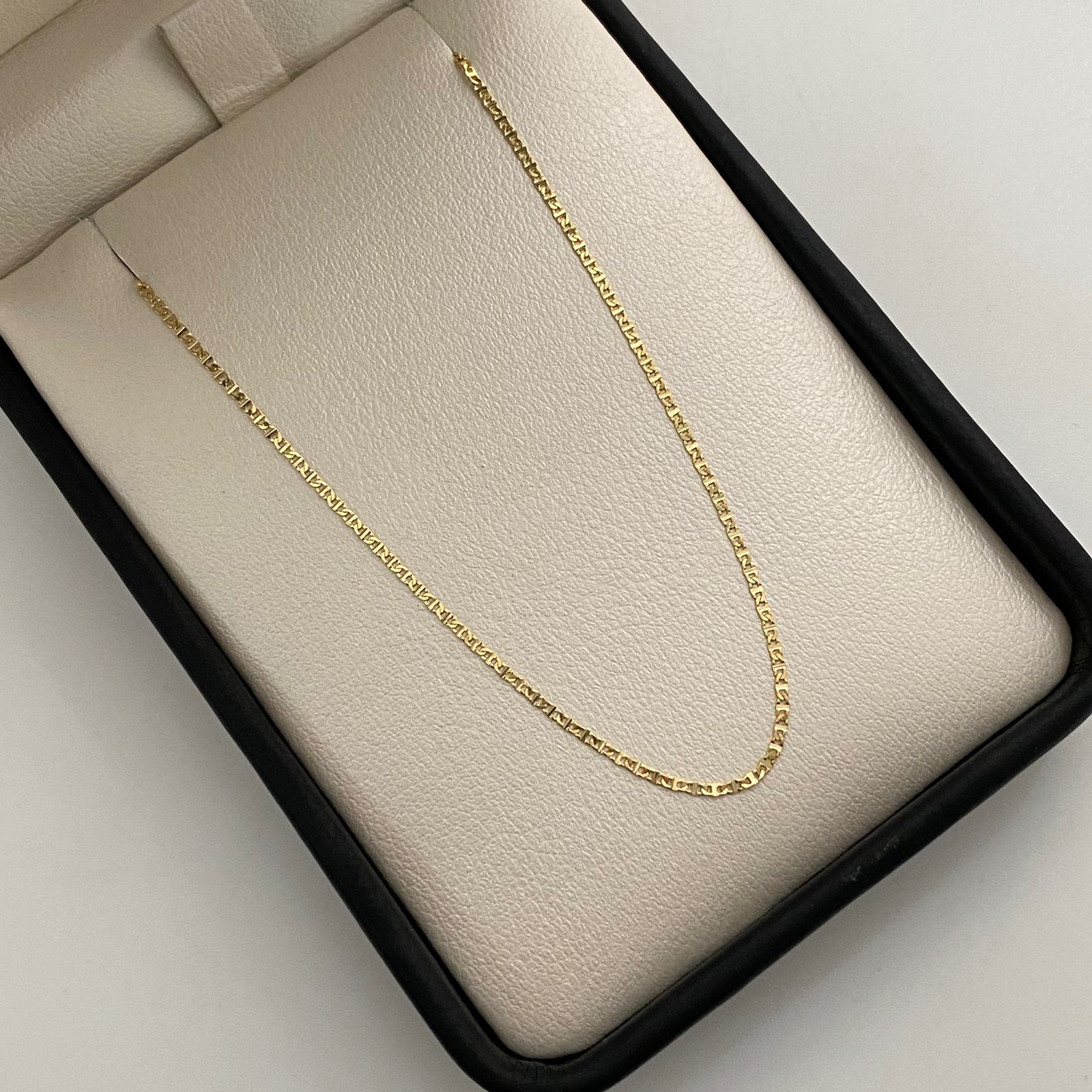 Cadena It Minin Escalera Plana Oro amarillo 18k 1,5 Gr / 1,2 mm / 50 Cm