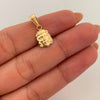 Dije Rostro Oro amarillo 18k 0,55 Gr / 8,2 mm / 2 Cm