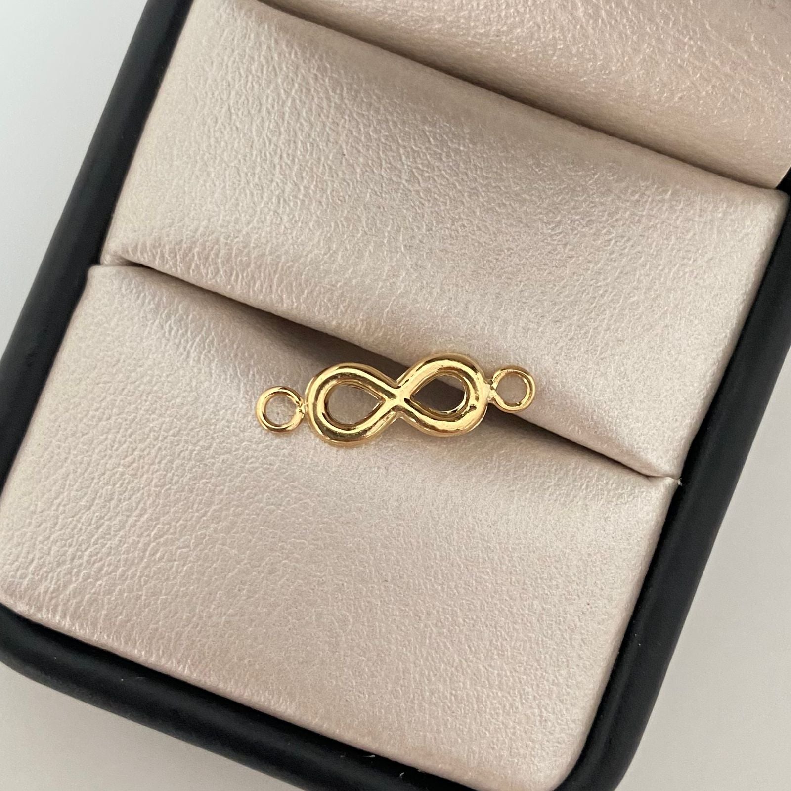 Herraje infinito Oro amarillo 18k 0,5 Gr / 1,8 Cm