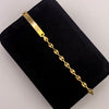 Pulso gc placa Oro amarillo 18k 3,70 Gr / 4,55 mm / 21,5 Cm Broche 0,40