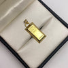 Dije It Lingote Oro amarillo 18k +2 / 2,08 Gr / 12,2 mm / 3,1 Cm
