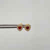 Topos Corazcon Casting Naranja Oro amarillo 18k 0,9 Gr / 6,2 mm