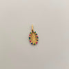 Dije Virgen de Guadalupe Casting Multicolor Oro amarillo 18k 1,25 Gr / 9,3 mm / 2,1 Cm