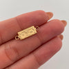 Herraje Dolar Oro amarillo 18k 0,6 Gr / 2 Cm
