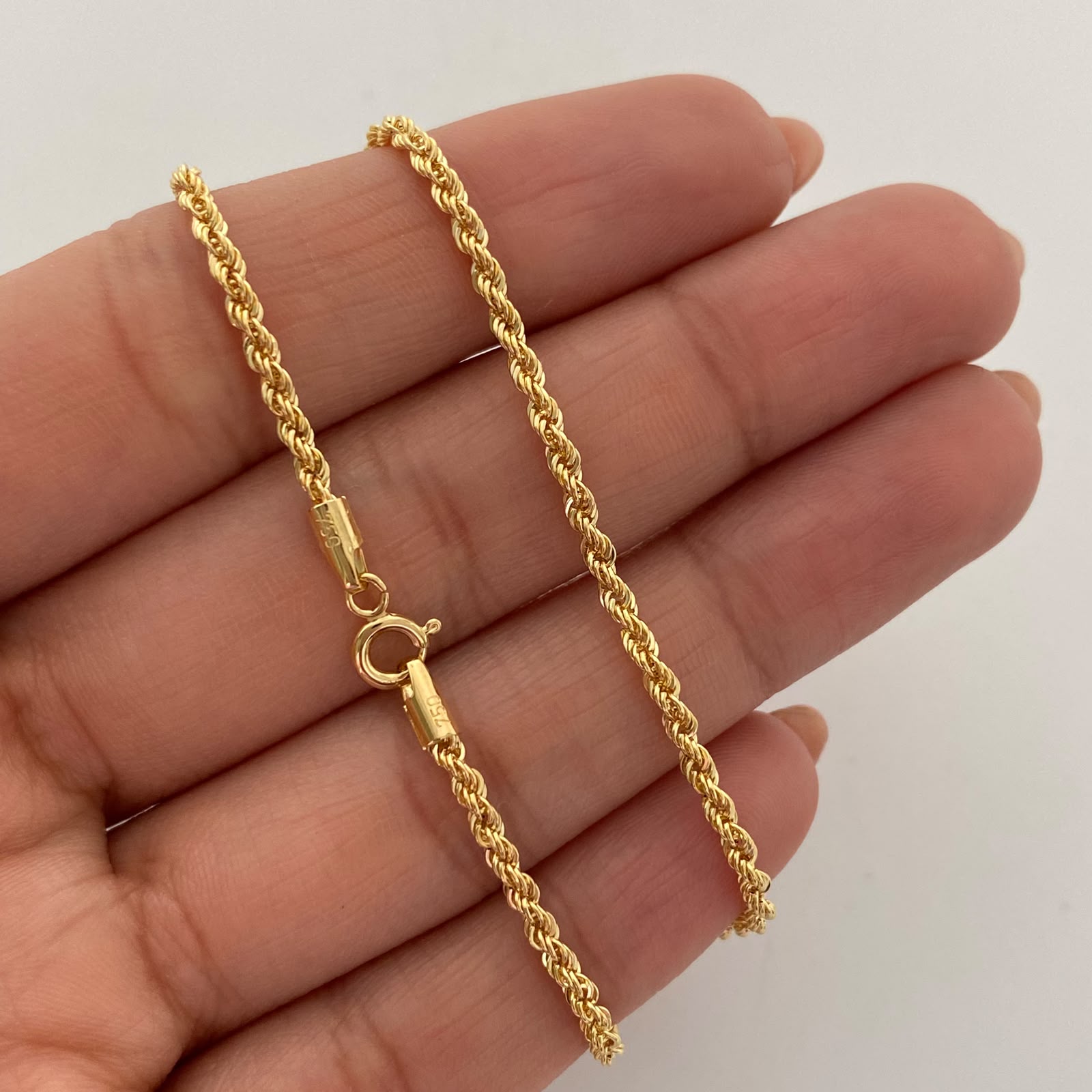 Cadena It Lazo Oro amarillo 18k +1 / 3,35 Gr / 2,2 mm / 60 Cm