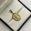 Dije virgen guadalupe Oro amarillo 18k 1,9 Gr / 16,8 mm / 3,5 Cm