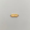 Herraje Dolar Oro amarillo 18k 0,6 Gr / 2 Cm
