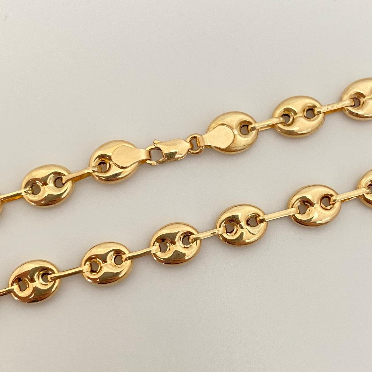 Cadena gc Oro amarillo 18k 17,50 Gr / 8,2 mm / 60 Cm Broche 0,60