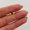 Topos Nudo Circon Oro amarillo 18k 0,9 Gr / 5,2 mm