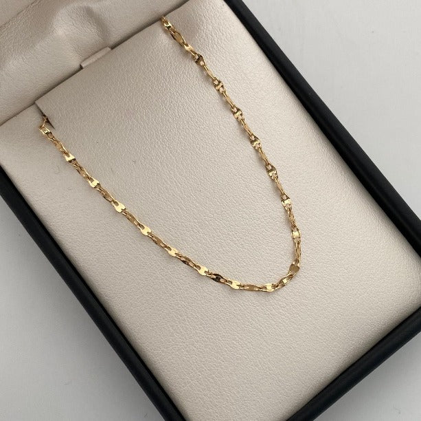Cadena It escalera Oro amarillo 18k 1,75 Gr / 2,4 mm / 60 Cm