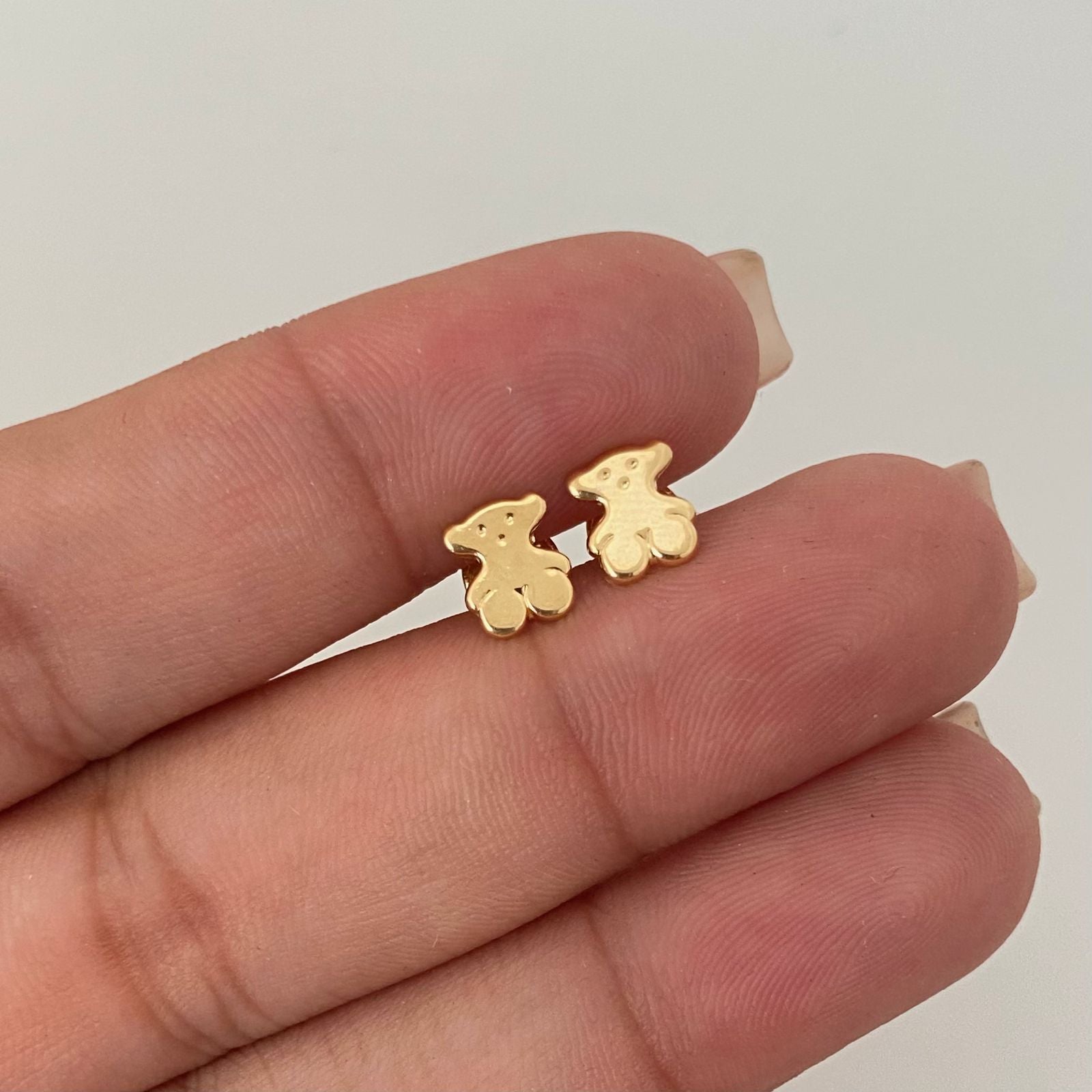 Topos oso ts liso  Oro amarillo 18k 0,65 Gr / 6 mm