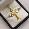 Dije Cruz cristo Oro amarillo 18k 1,81 Gr / 21,2 mm / 4,1 Cm
