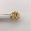 Anillo herradura cruz cristo Tres oros 18k / Talla 10 1/4 / 7,20 Gr / 4,36 mm