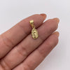 Dije Gudalupe silueta Oro amarillo 18k 0,45 Gr / 6,6 mm / 1,8 Cm