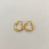 Candonga Entorchada Oro amarillo 18k 1,95 Gr / 1,5 Cm