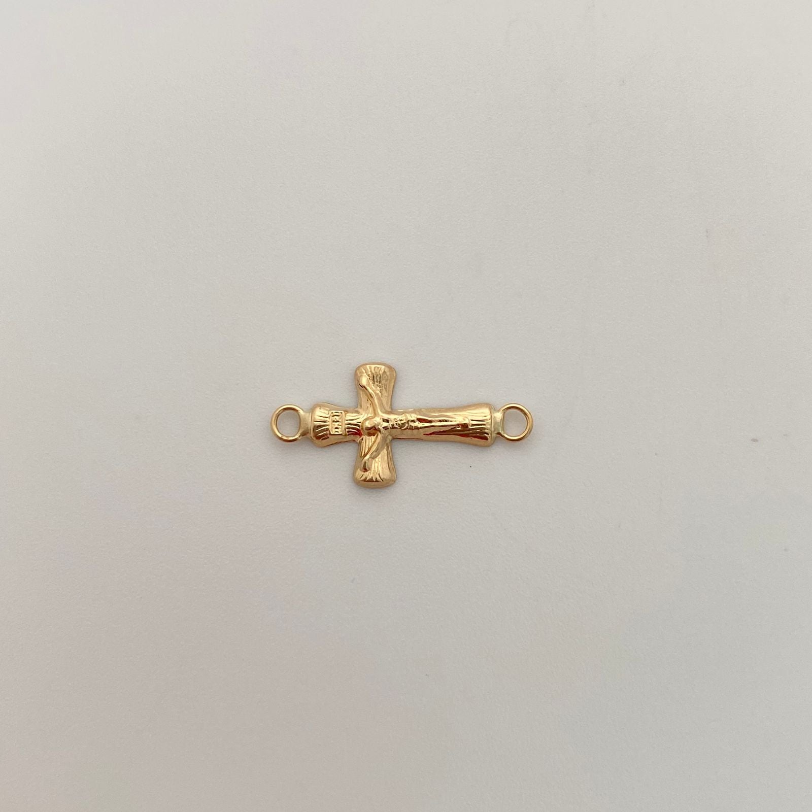 Herraje Cruz Cristo Oro amarillo 18k 0,4 Gr / 2 Cm