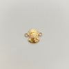 Herraje rostro jesus  Oro amarillo 18k 0,6 Gr / 1 Cm