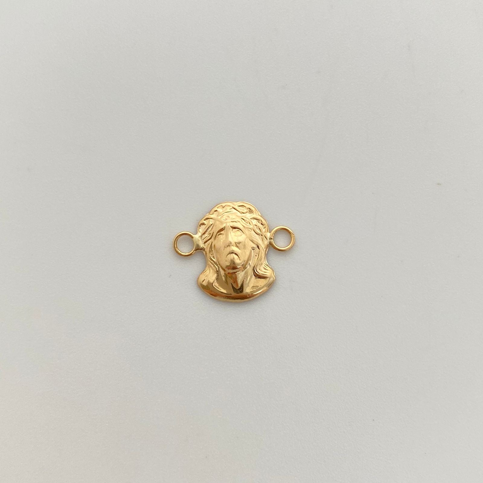 Herraje rostro jesus  Oro amarillo 18k 0,6 Gr / 1 Cm