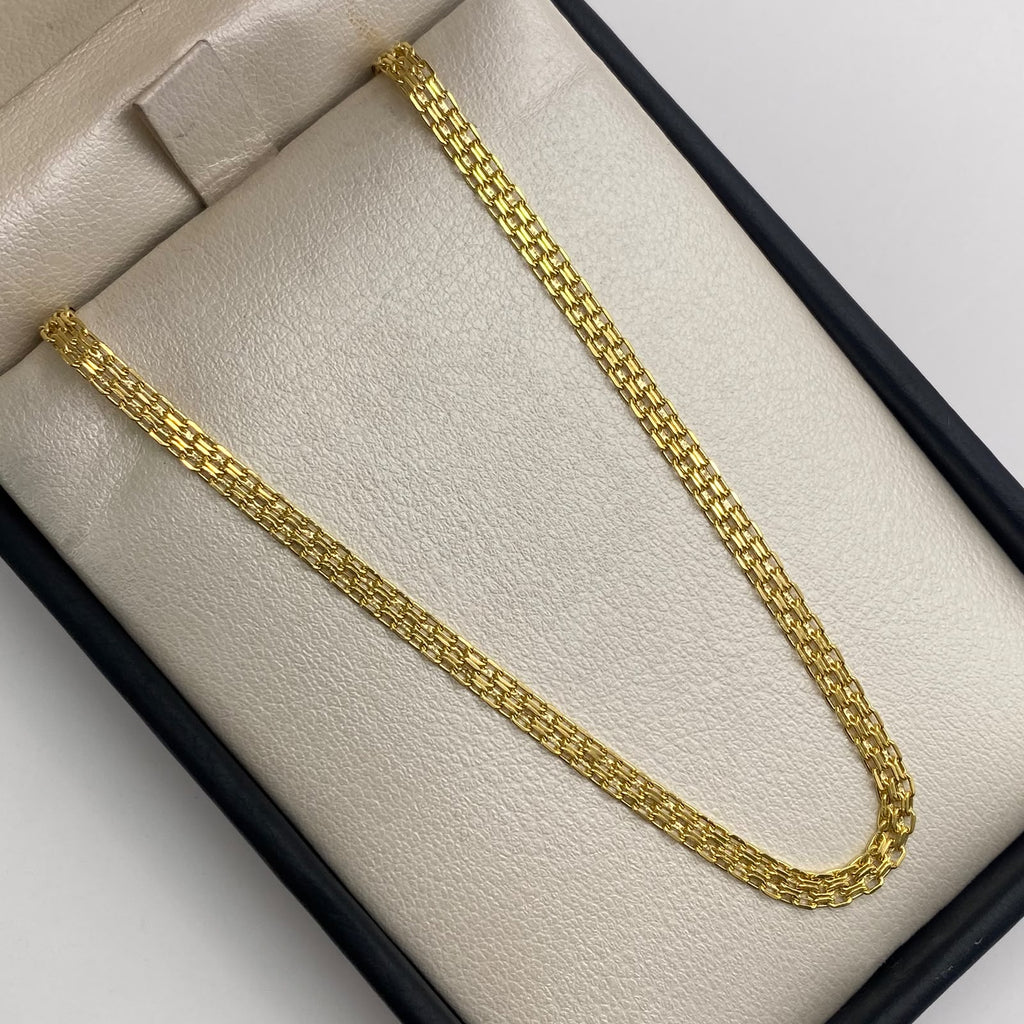 Cadena It china Oro amarillo 18k +1 / 5,50 Gr / 3,27 mm / 60 Cm