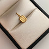 Dije Placa D Oro amarillo 18k 0,35 Gr / 7 mm / 1,5 Cm