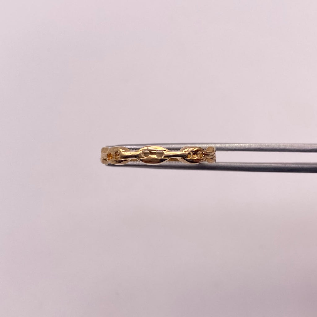 Anillo Gc Oro amarillo 18k / Talla 8 1/2 / 1,92 Gr / 2,20 mm