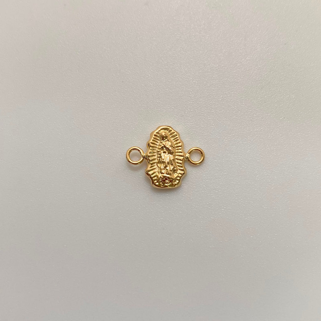 Herraje Virgen de Guadalupe Silueta Oro amarillo 18k 0,45 Gr / 1,4 Cm