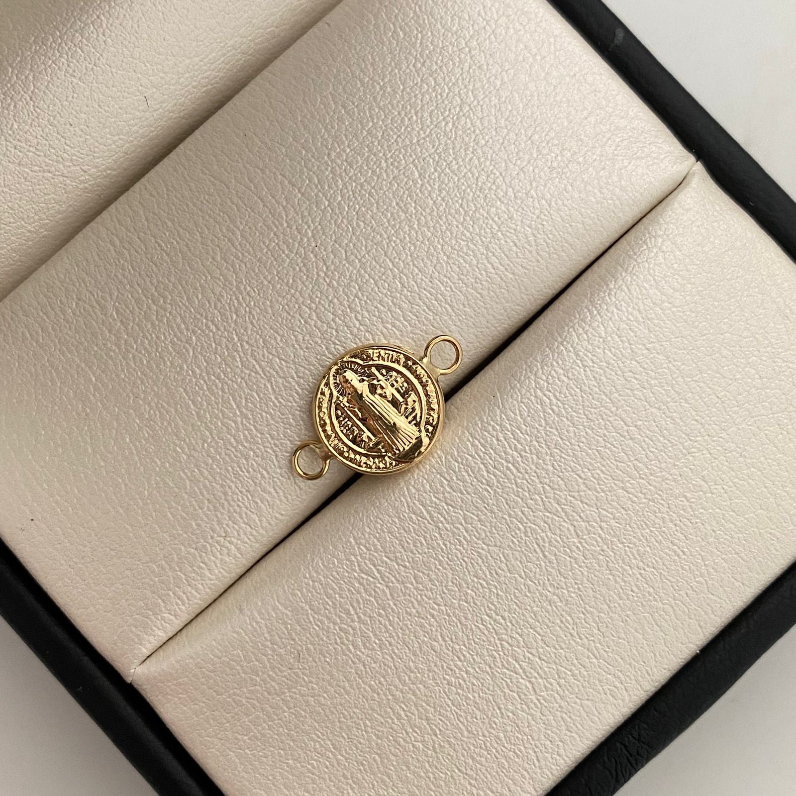 Herraje san benito Oro amarillo 18k 0,45 Gr / 1,5 Cm