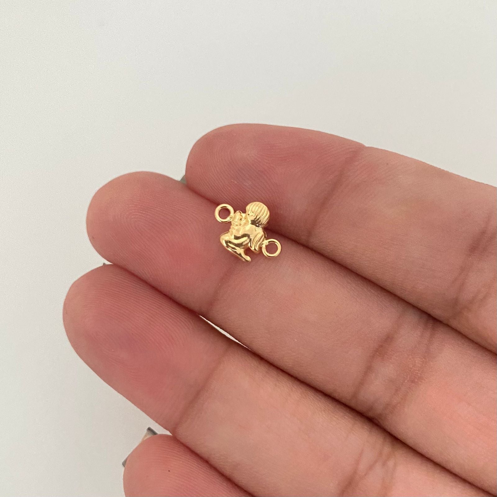 Herraje angel orando Oro amarillo 18k 0,25 Gr / 1,0 Cm