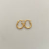 Candonga Entorchada Oro amarillo 18k 0,9 Gr / 1,3 Cm