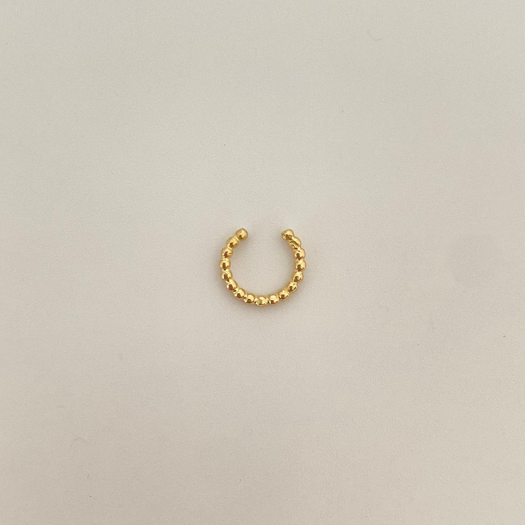 Piercing ear cuff entorchado ( joya ) Oro amarillo 18k 0,55 Gr