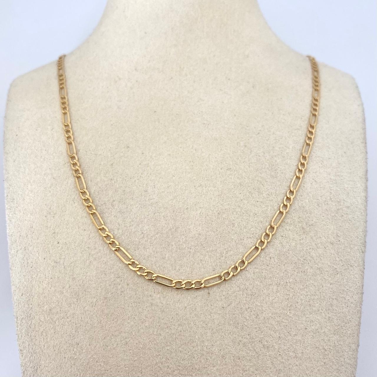 Cadena It 3x1 Oro amarillo 18k 3,1 Gr / 2,4 mm / 60 Cm