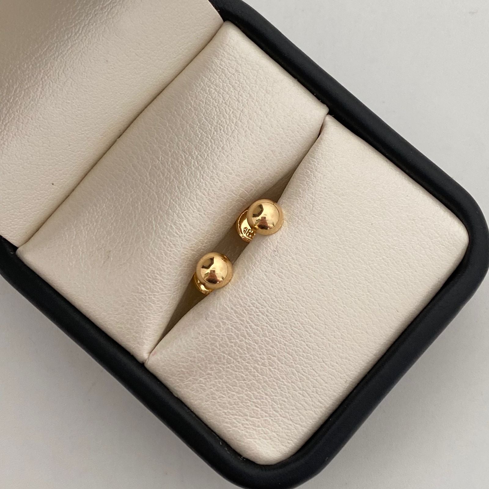 Topos Media Bola Lisa 5mm Oro amarillo 18k 0,5 Gr