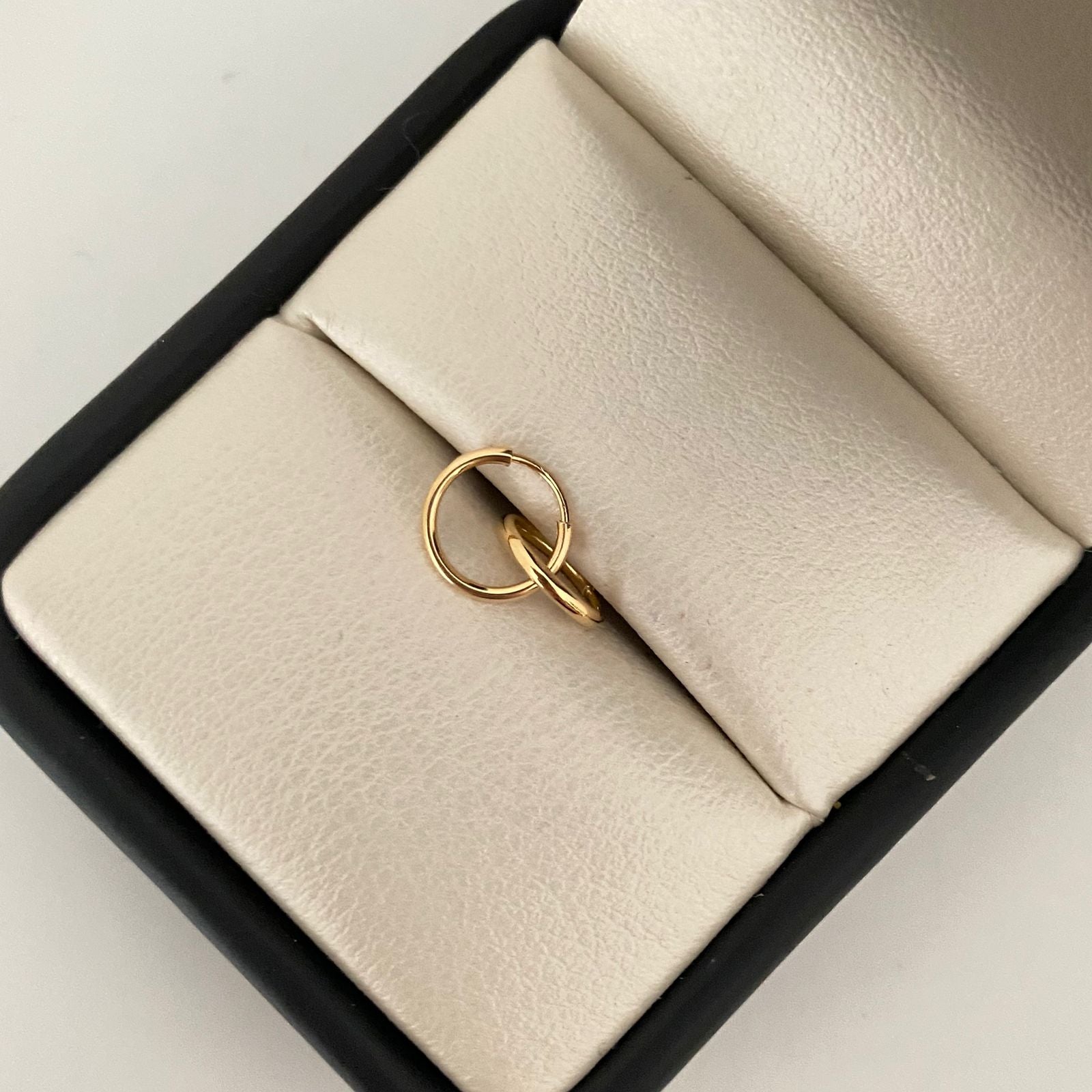 Candonga imperdible lisa Oro amarillo 0,35 Gr / 1 Cm