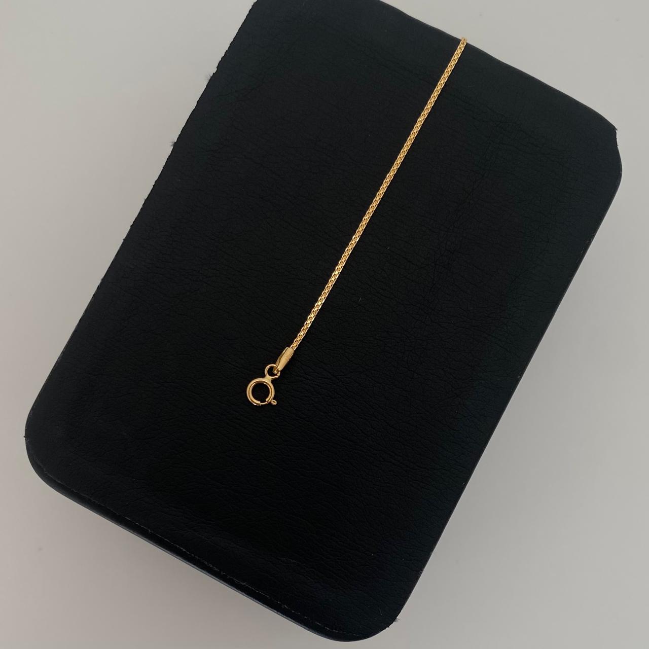 Pulso It mini chino Oro amarillo 18k +1 / 0,80 Gr / 1,0 mm / 20 Cm