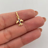 Dije Avion casting Oro amarillo 18k 0,85 Gr / 9,2 mm / 1,8 Cm
