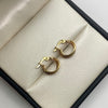 Candonga lisa Tres oros 18k 1,4 Gr / 1,5 Cm