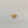 Herraje Virgen de Guadalupe Silueta Oro amarillo 18k 0,3 Gr / 1,1 Cm