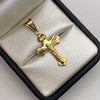 Dije Cruz cristo Oro amarillo 18k 1,42 Gr / 17,6 mm / 3,6 Cm