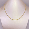 Cadena It Cubana Oro amarillo 18k 3,82 Gr / 2,4 mm / 60 Cm
