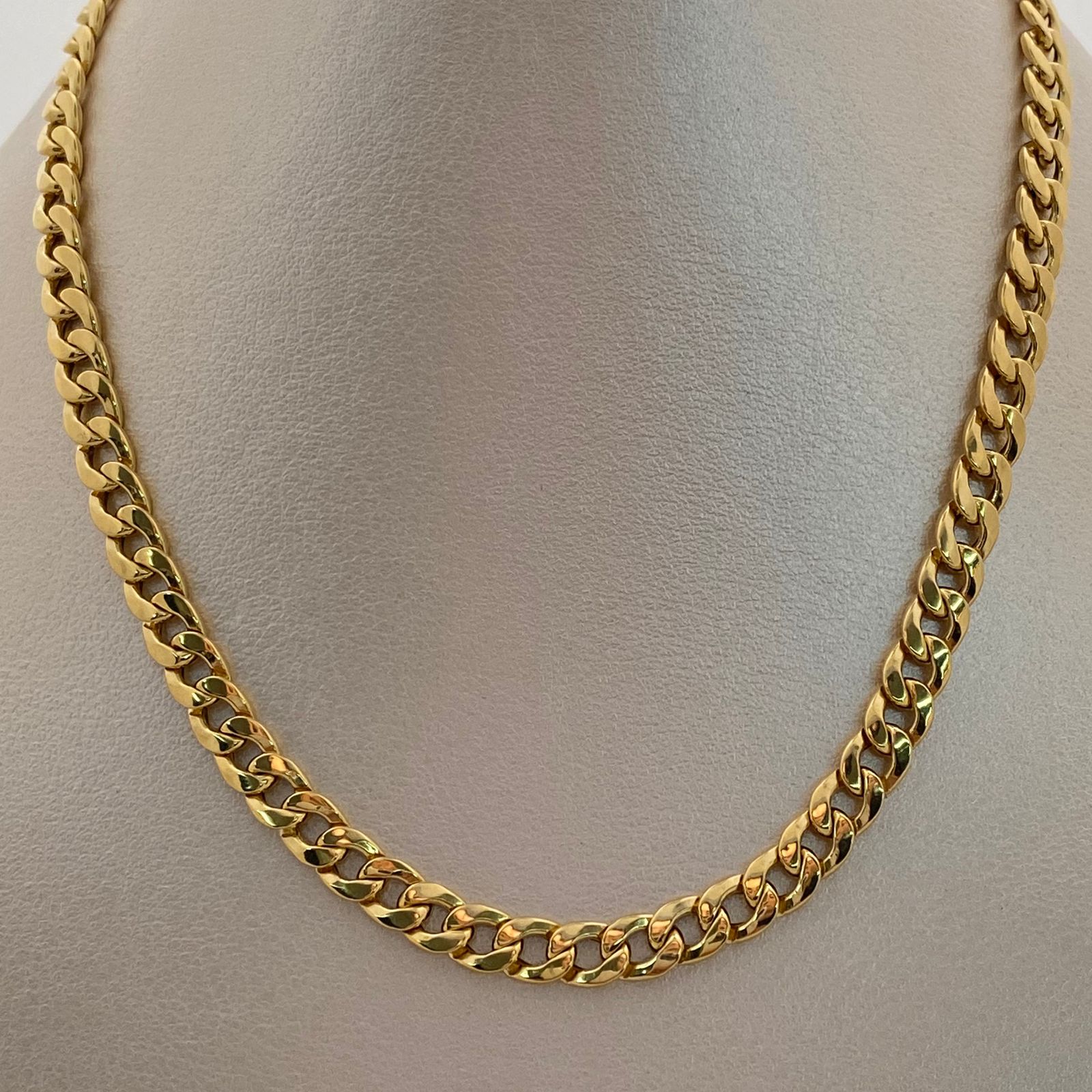 Cadena It Cubana Inflada Broche Especial Oro amarillo 18k +1 / 11,45 Gr / 5,7 mm / 60 Cm