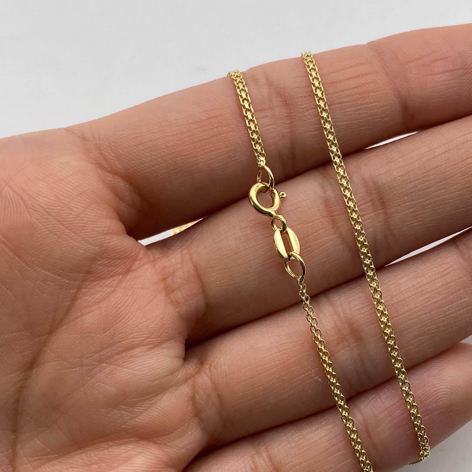 Cadena It China Oro amarillo 18k +1 / 2,5 Gr / 1,4 mm / 45 Cm
