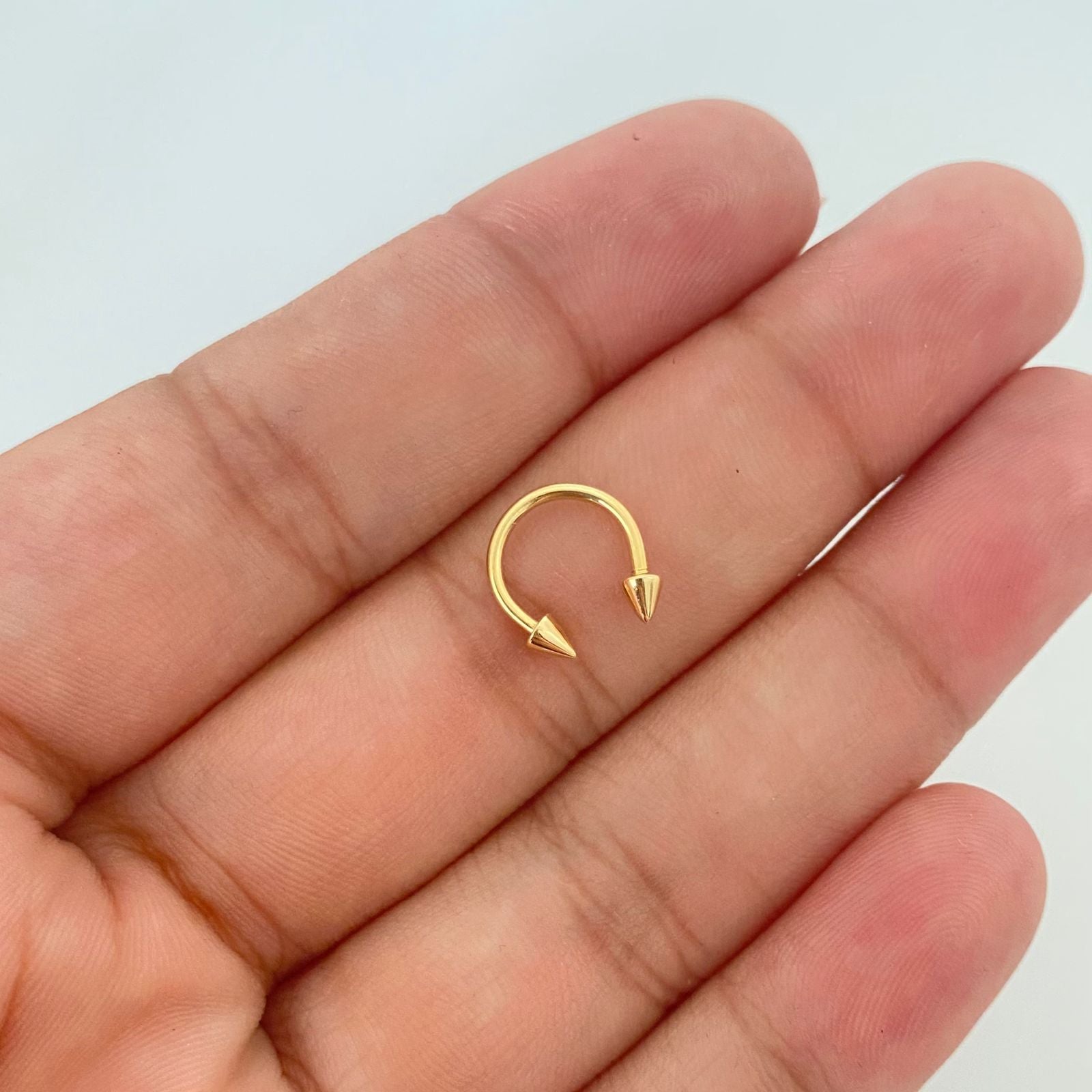 Piercing aro helix ( joya ) Oro amarillo 18k 0,55 Gr