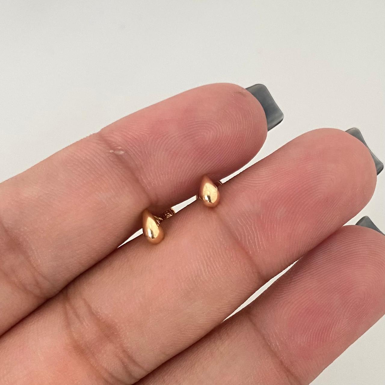 Topos gota mini Oro amarillo 18k 0,50 Gr / 3,1 mm